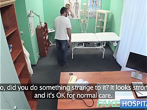 faux medical center Hired handyman spunks all over nurses bum