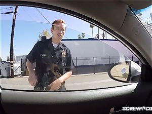 CAUGHT! black nymph gets busted sucking off a cop