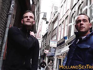 Dutch hooker gets spunked